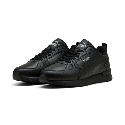 PUMA R78 cyclone sneakers unisex in black and smokey gray
