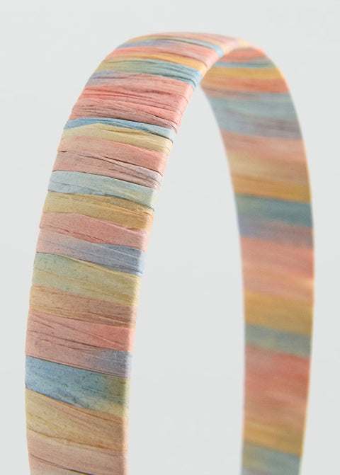 Mango headband jungle in terracotta