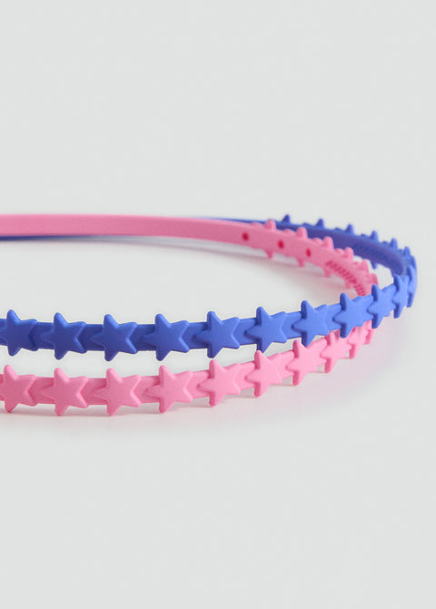 Mango headband stars in fuchsia
