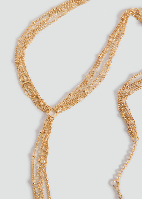 Mango necklace rochi in gold