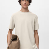 Mango t-shirt algarvet in Ice