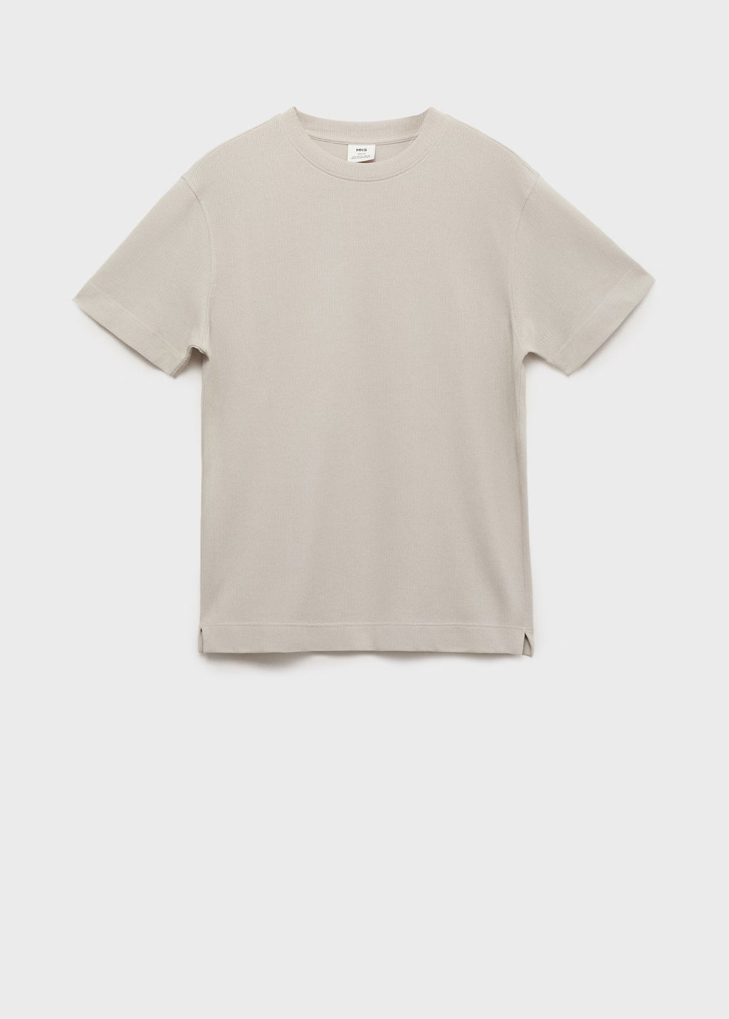 Mango t-shirt algarvet in Ice - B