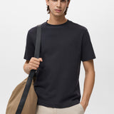Mango t-shirt algarvet in Navy