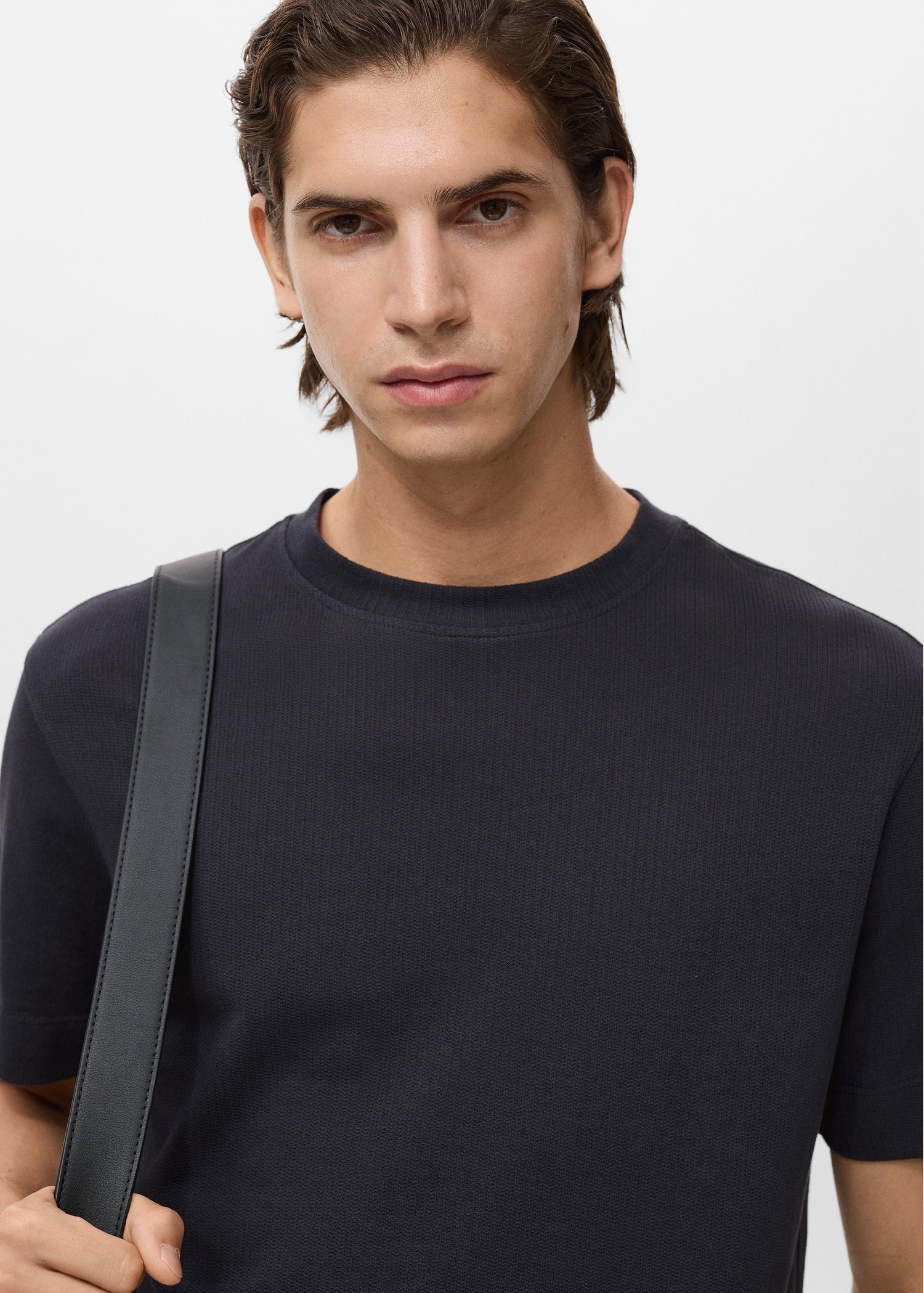 Mango t-shirt algarvet in Navy - D1