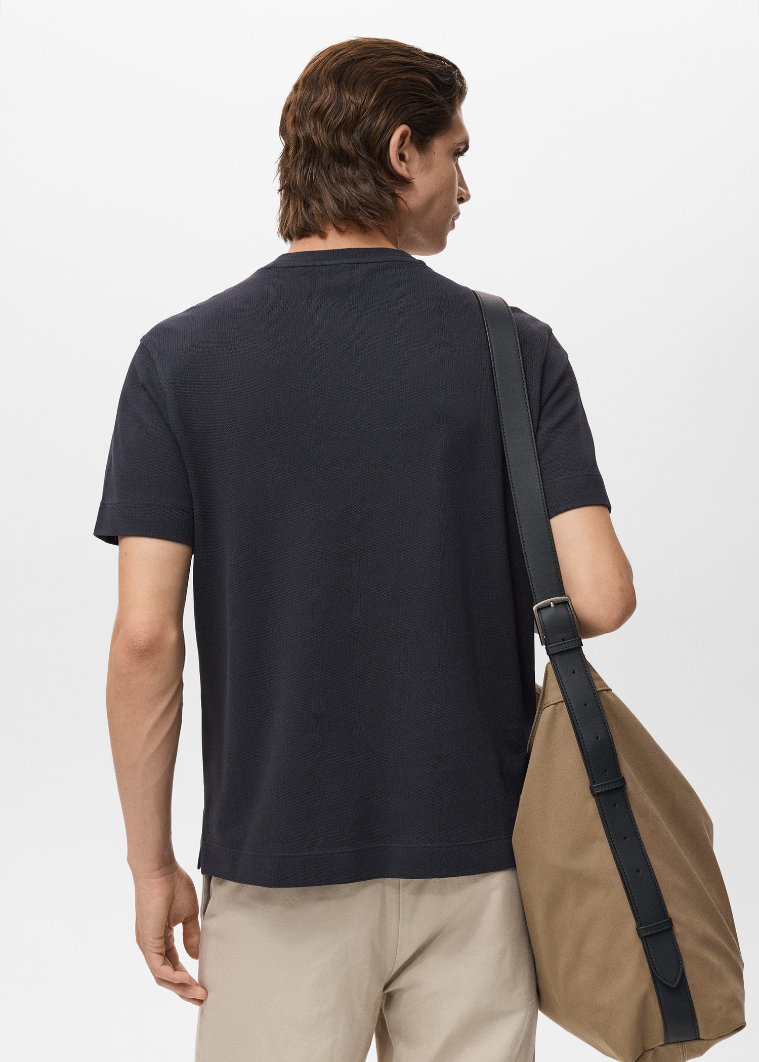 Mango t-shirt algarvet in Navy - R