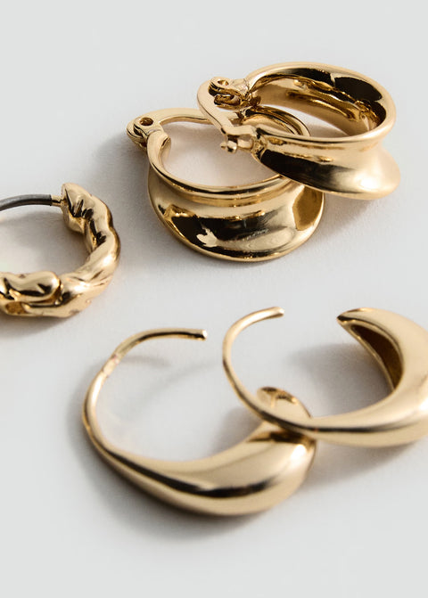 Mango earrings tania in gold