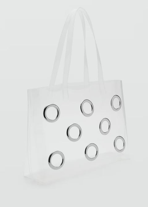 Mango totes bag xisco in white