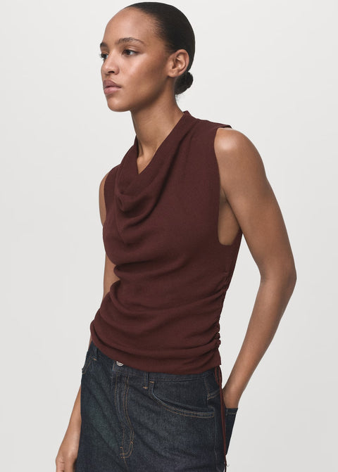 Mango top waterfal in brown