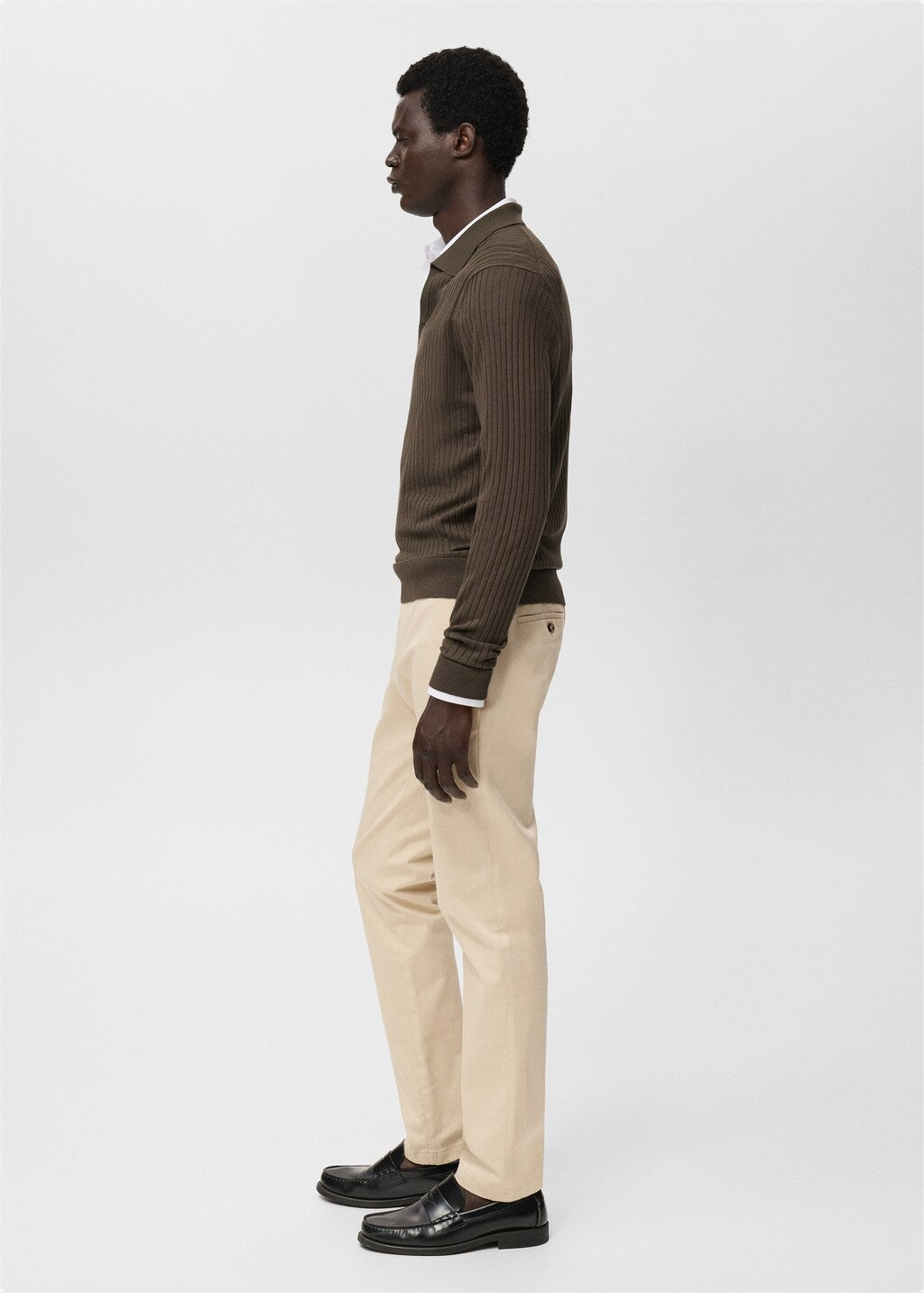 Mango trousers barna in Raw - D6