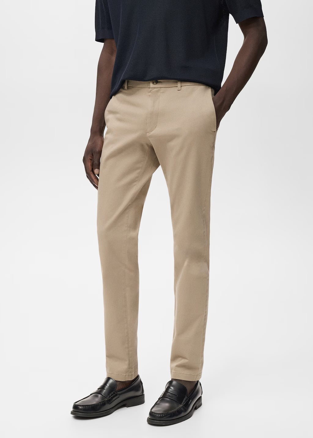 Mango trousers barna in Beige