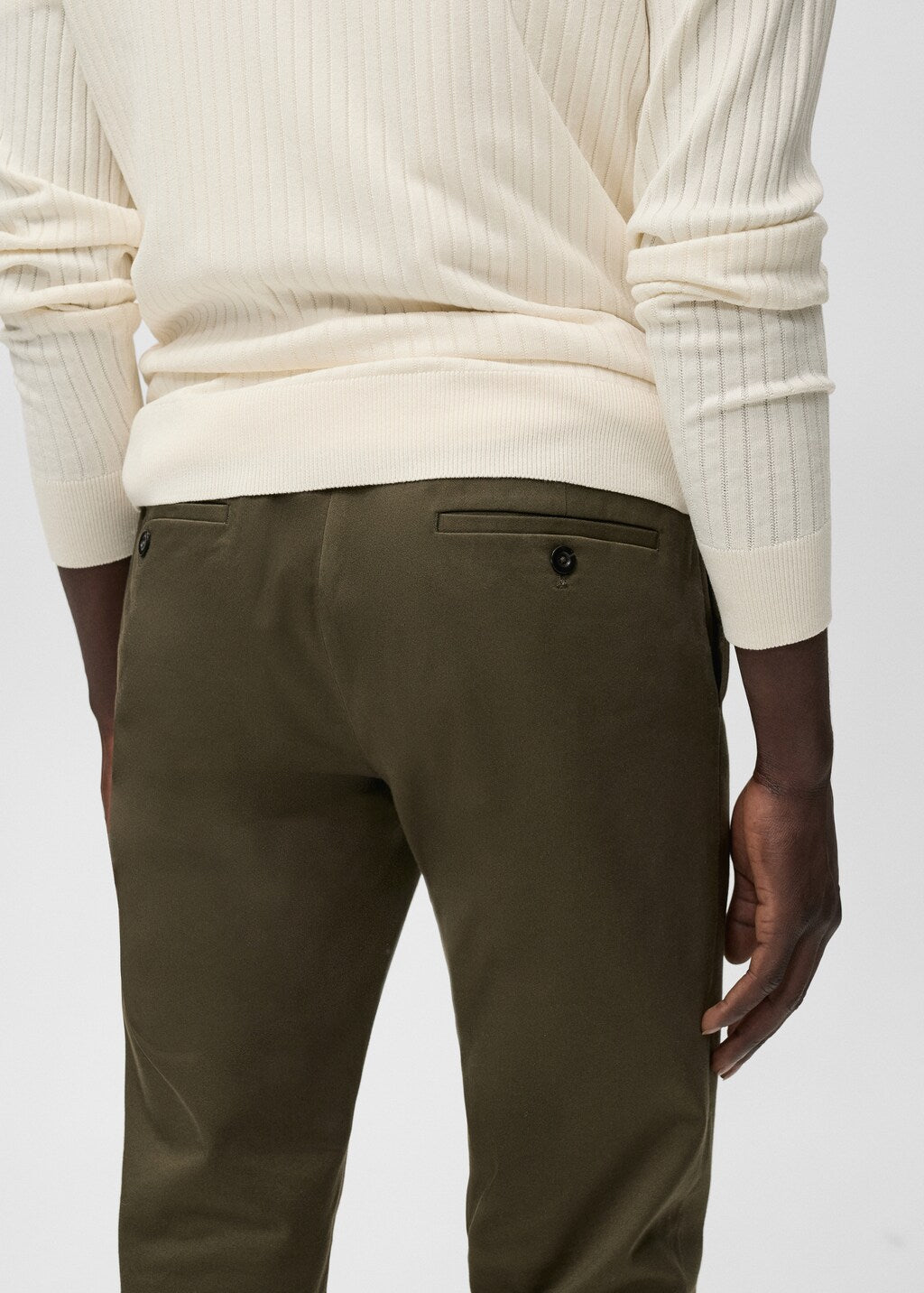 Mango trousers barna in Khaki - D2