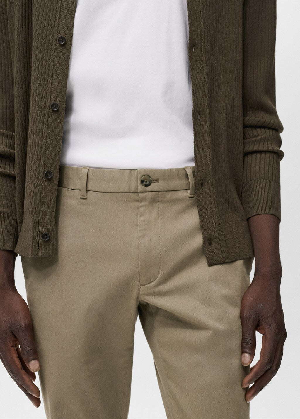 Mango trousers barna in Mink - D1