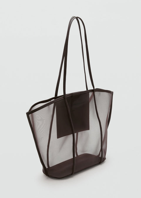 Mango shoulder bag dalsi in chocolate