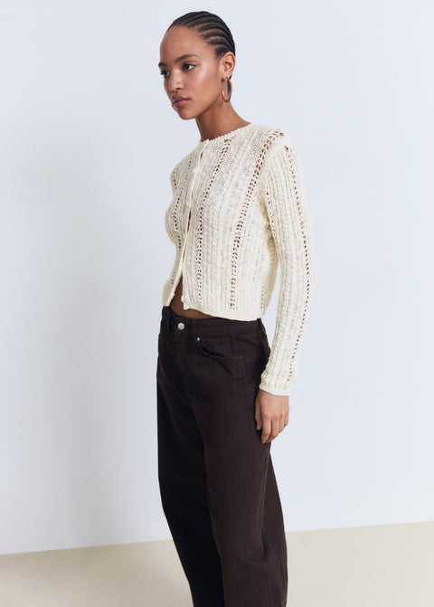 Mango cardigan mira in raw