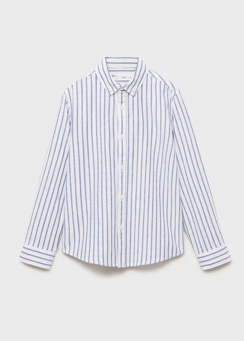 Mango shirt oxfordr2 in blue
