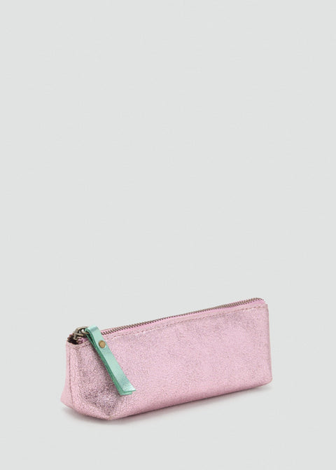 Mango pencil case foilp in pink