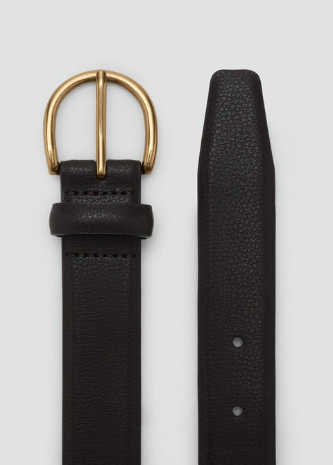 Mango belt tumble in dark brown