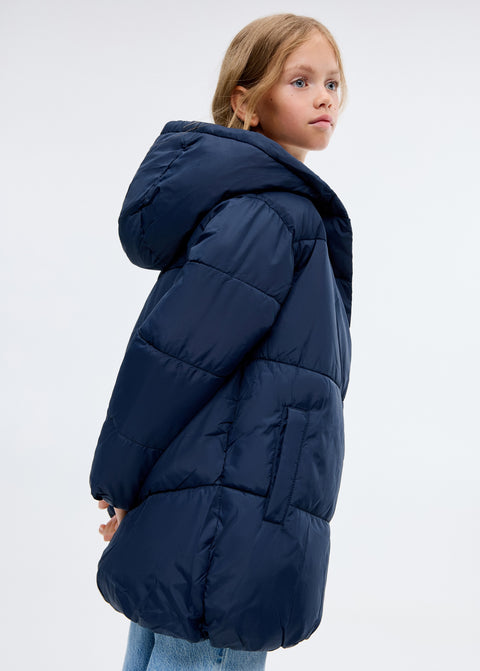 Mango puffer coat anna in navy