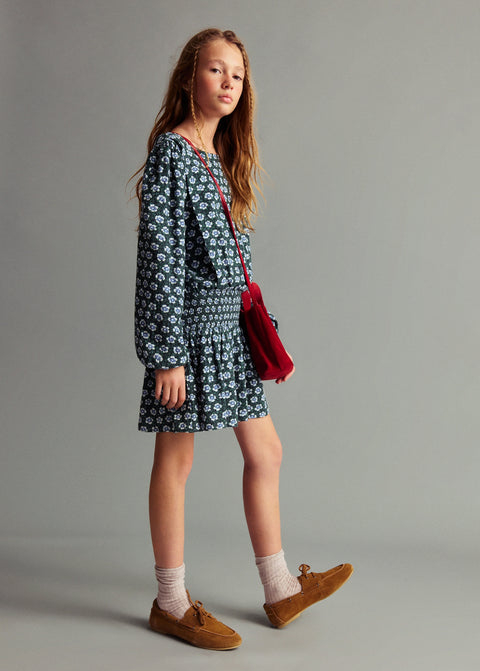 Mango dress marga in green