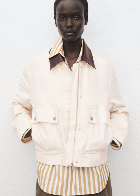 Mango jacket amelia in raw
