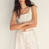 Mango vest max in White