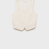 Mango vest max in White - B