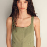 Mango vest max in Khaki