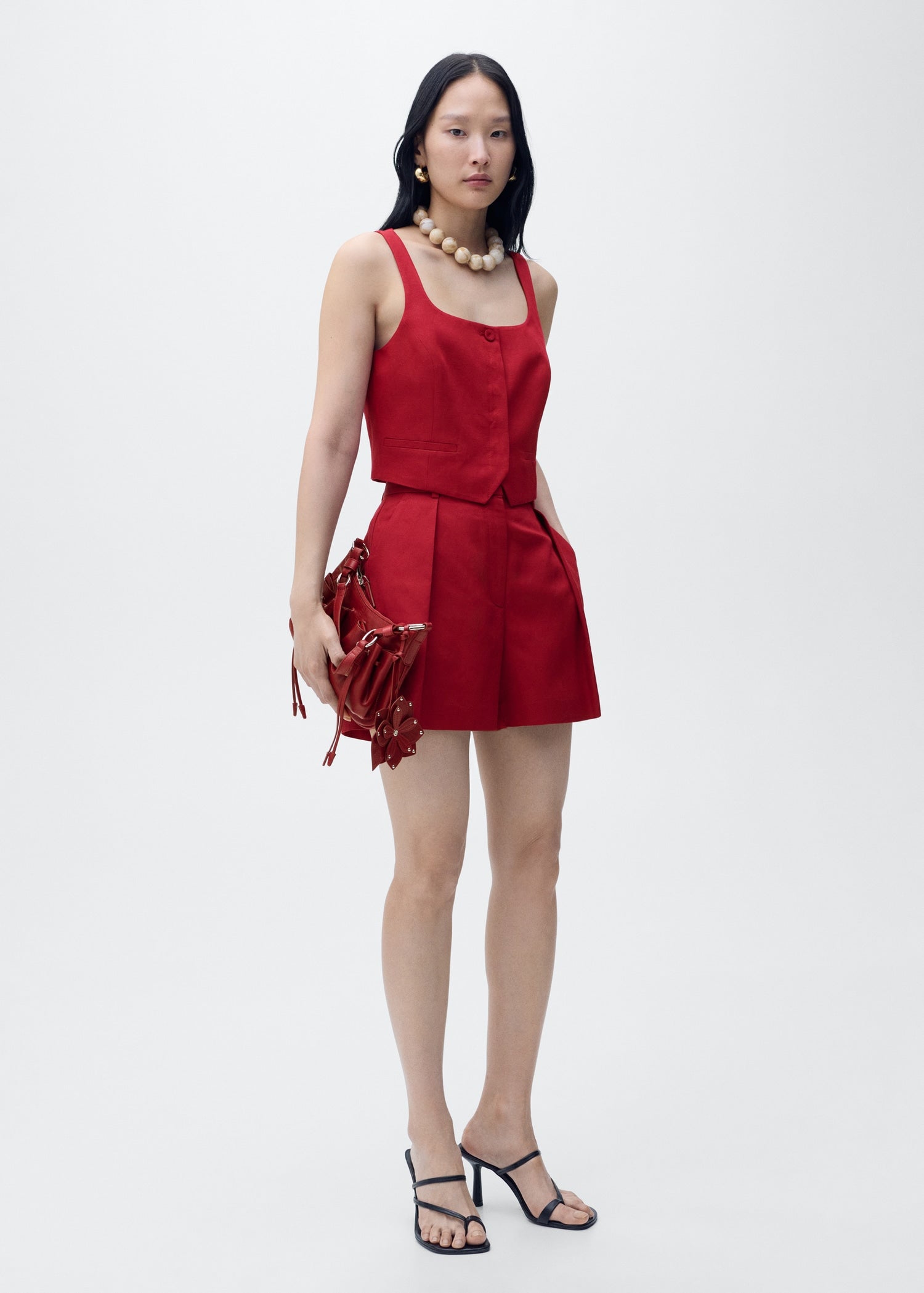 Mango vest max in Garnet - 99999999_01