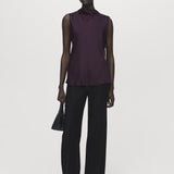 Mango blouse mart in Burgundy - 99999999_01