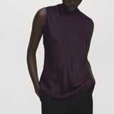 Mango blouse mart in Burgundy