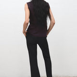 Mango blouse mart in Burgundy - R
