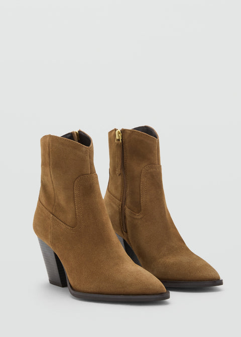 Mango ankle boots pacifico in tobacco