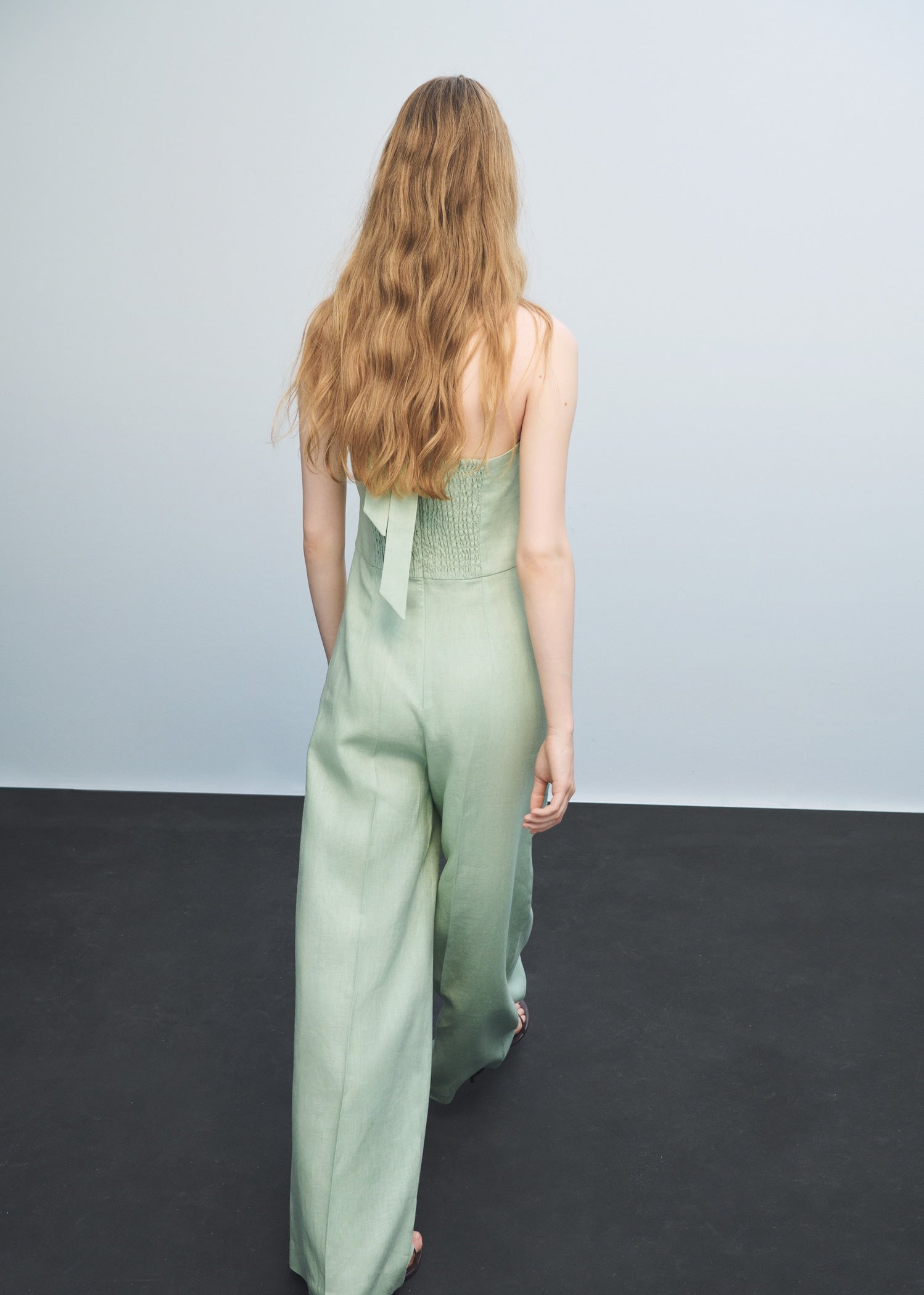 Mango jumpsuit jumy in Pastel Green - D7