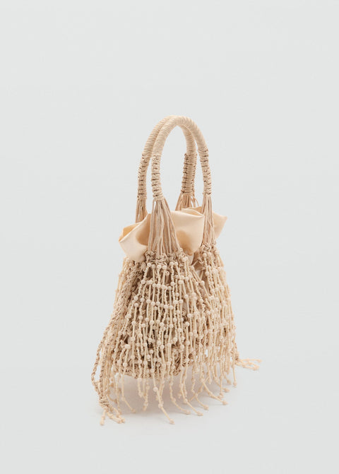 Mango handbag pazo in beige