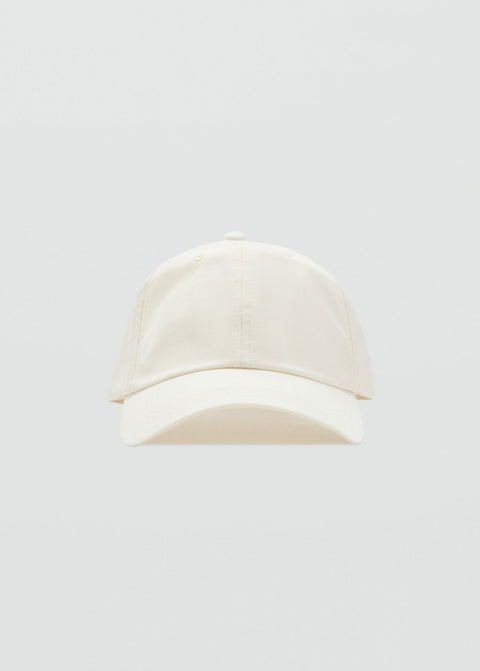 Mango cap basic in white
