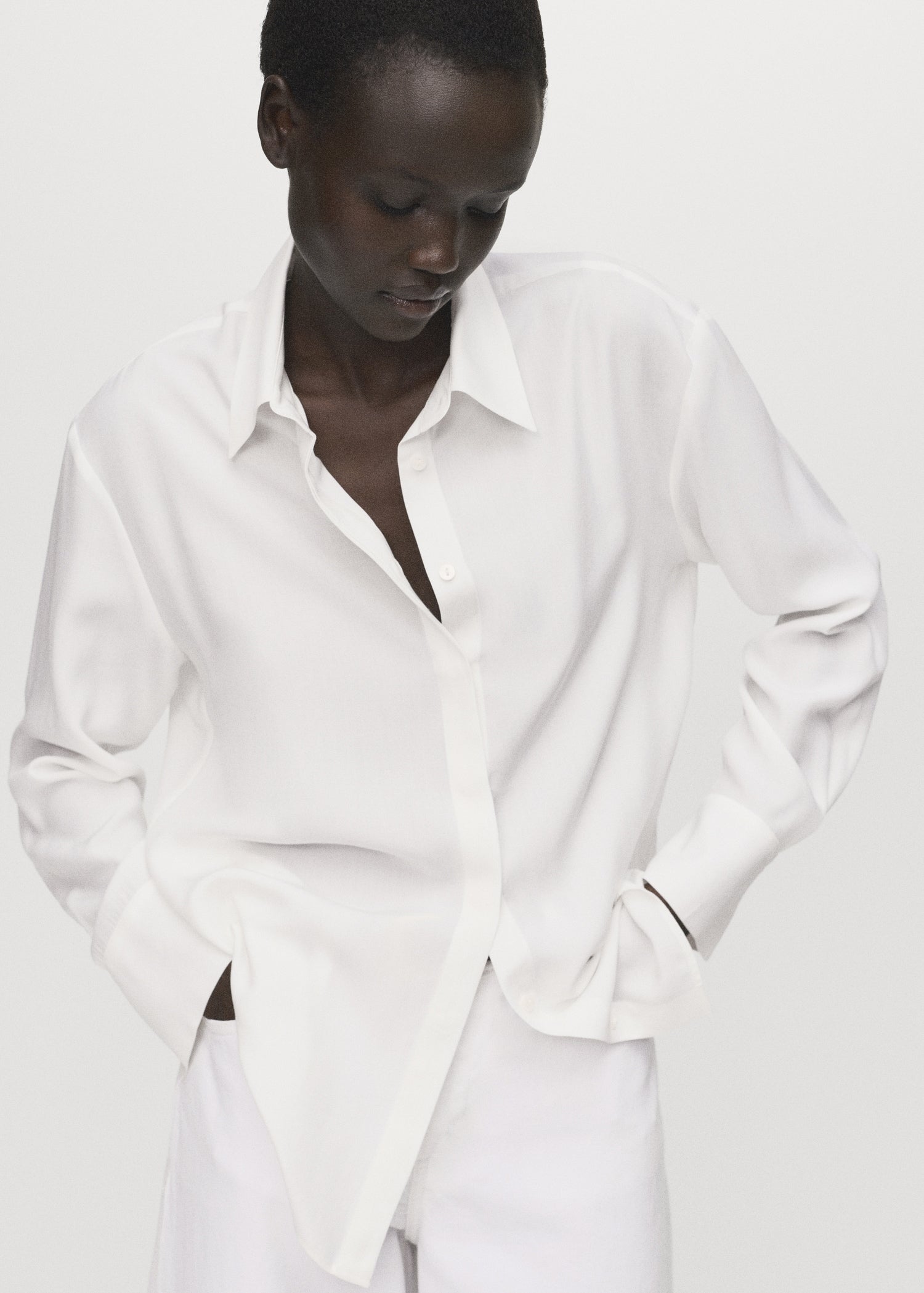 Mango shirt lima in Off White