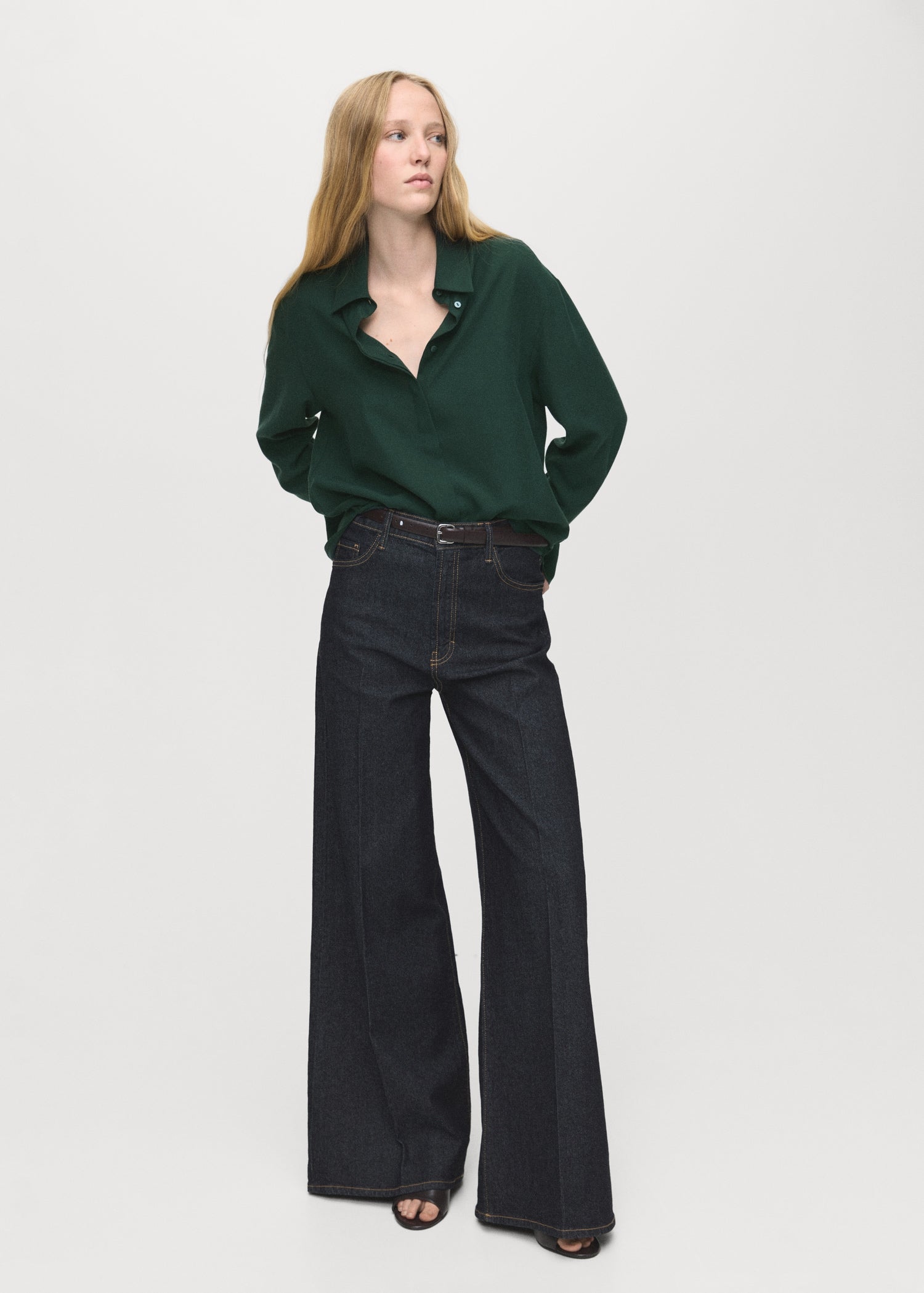 Mango shirt lima in Green - 99999999_01