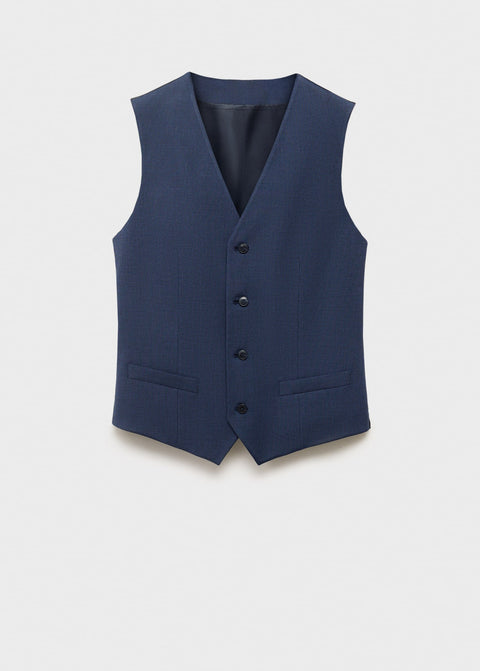 Mango vest paris in night blue