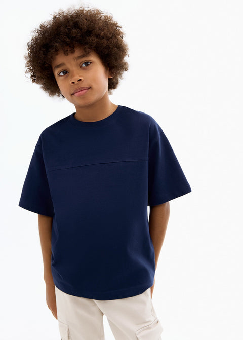 Mango t-shirt newbamc in navy