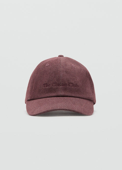 Mango cap monaco in garnet