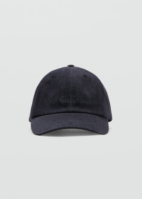 Mango cap monaco in dark denim