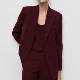 Mango blazer iguana in Garnet