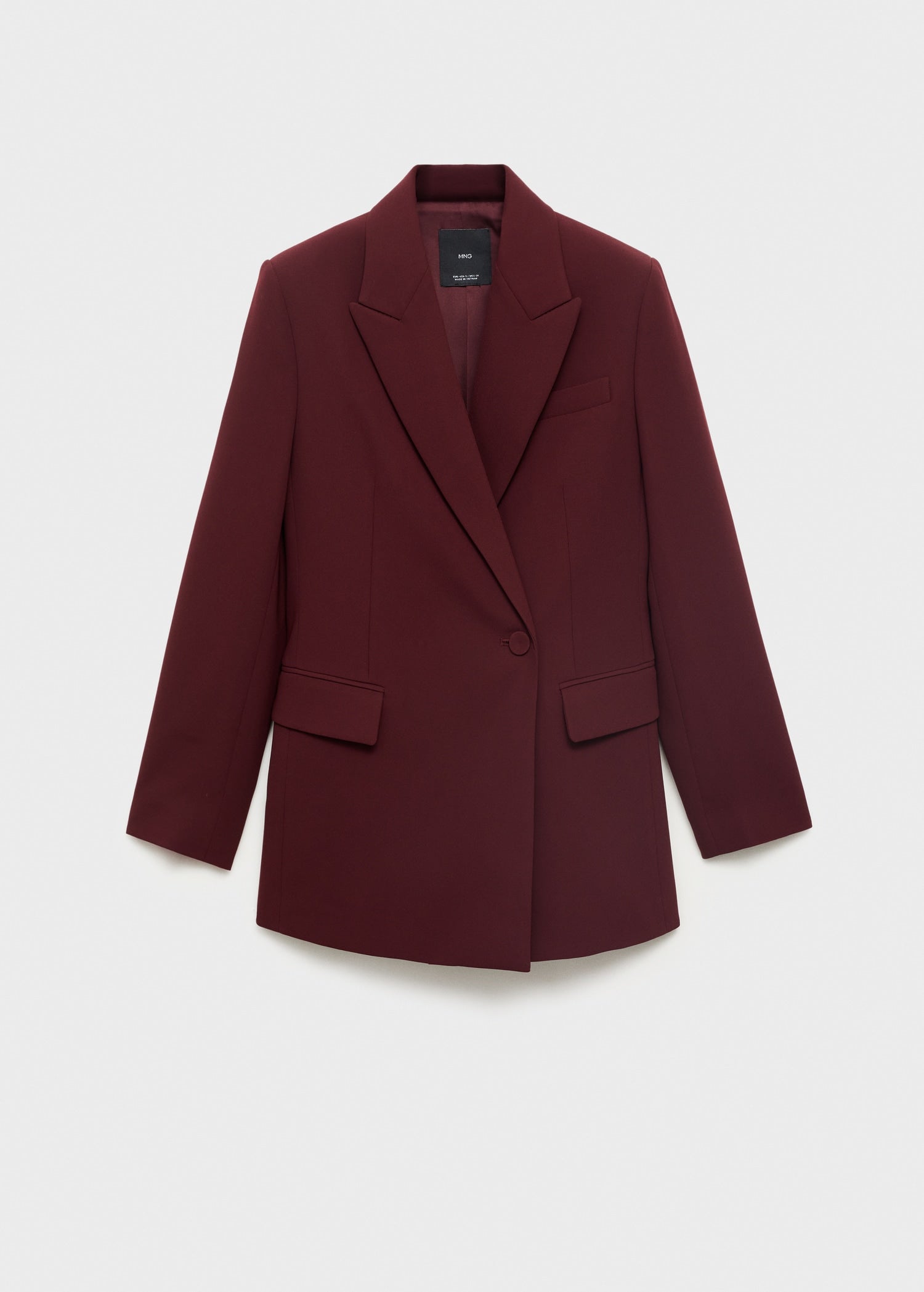 Mango blazer iguana in Garnet - B