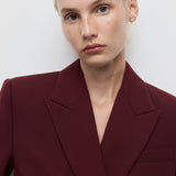 Mango blazer iguana in Garnet - D1