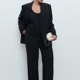 Mango blazer iguana in Black - D3