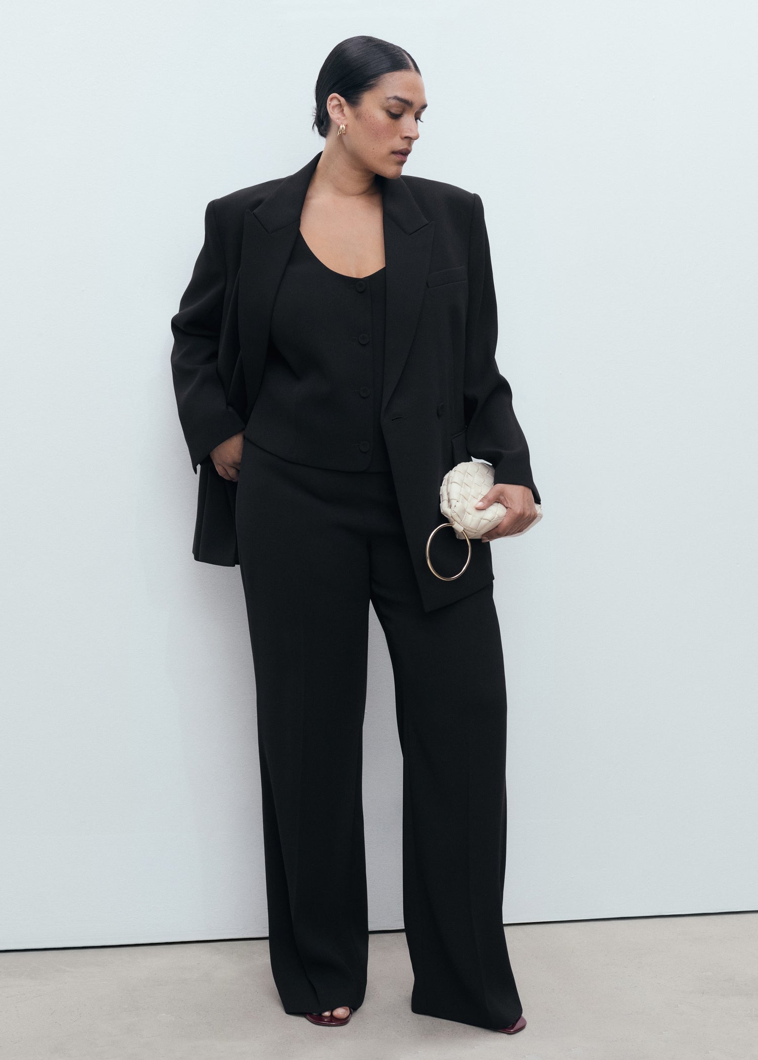 Mango blazer iguana in Black - D3