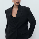 Mango blazer iguana in Black - D5