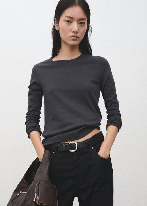 Mango t-shirt nisa in anthracite