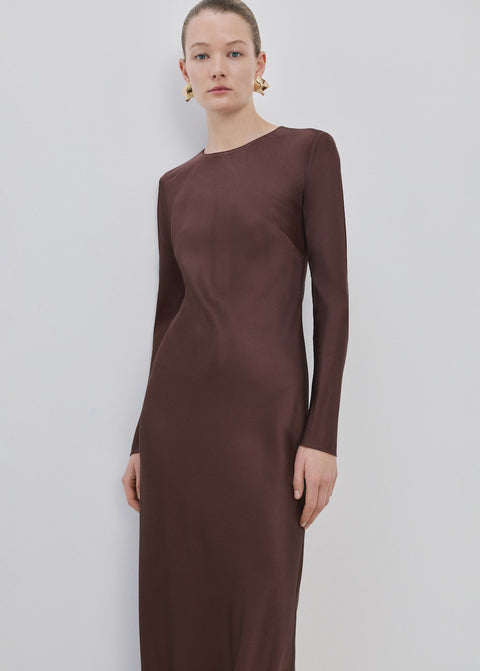 Mango dress tayler in brown