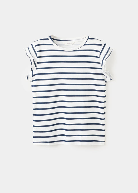 Mango t-shirt lilir in navy